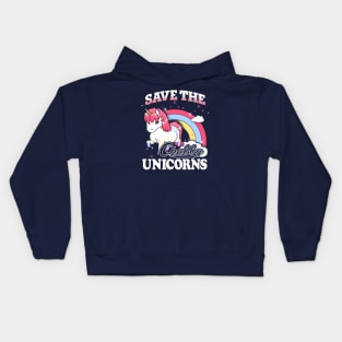 Save The Chubby Unicorns Kids Hoodie